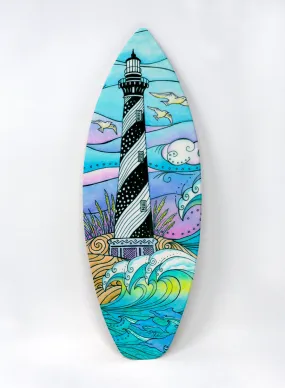 Hatteras Waves Surfboard Wall Art