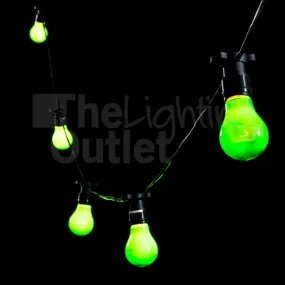 10 or 20 Meter LED 3w Green Festoon Lighting A60 PL-FEST 20702-lusion