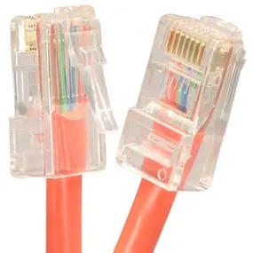 12Ft Cat6 UTP Ethernet Network Non Booted Cable Orange