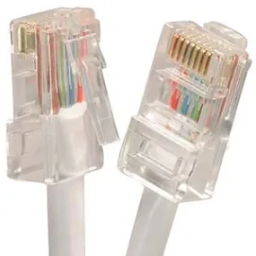 150Ft Cat5E UTP Ethernet Network Non Booted Cable White