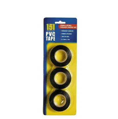 151 PVC Tape 18 mm x 15 m 3 Pieces