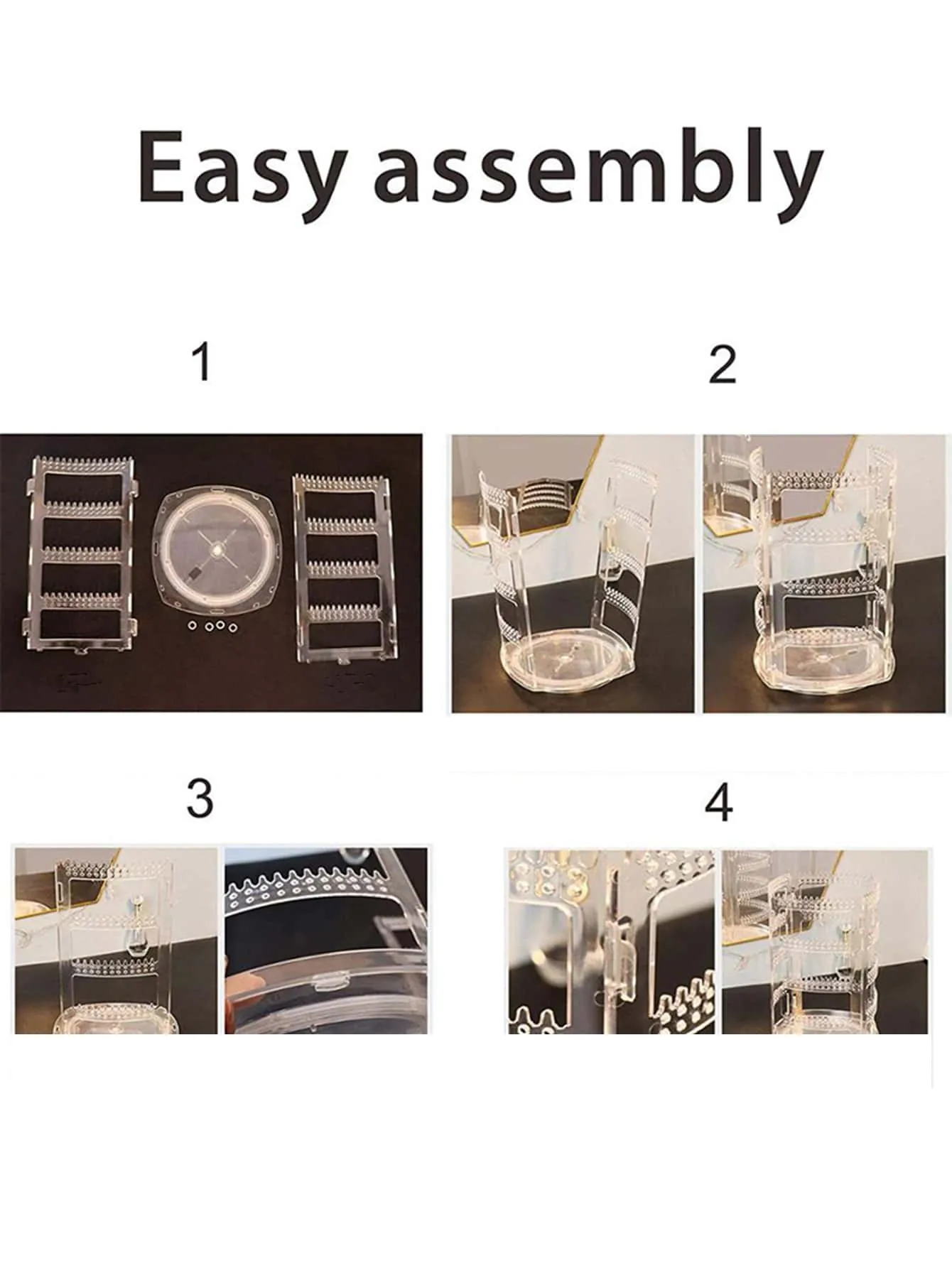 1pc Clear Jewelry Storage Rack