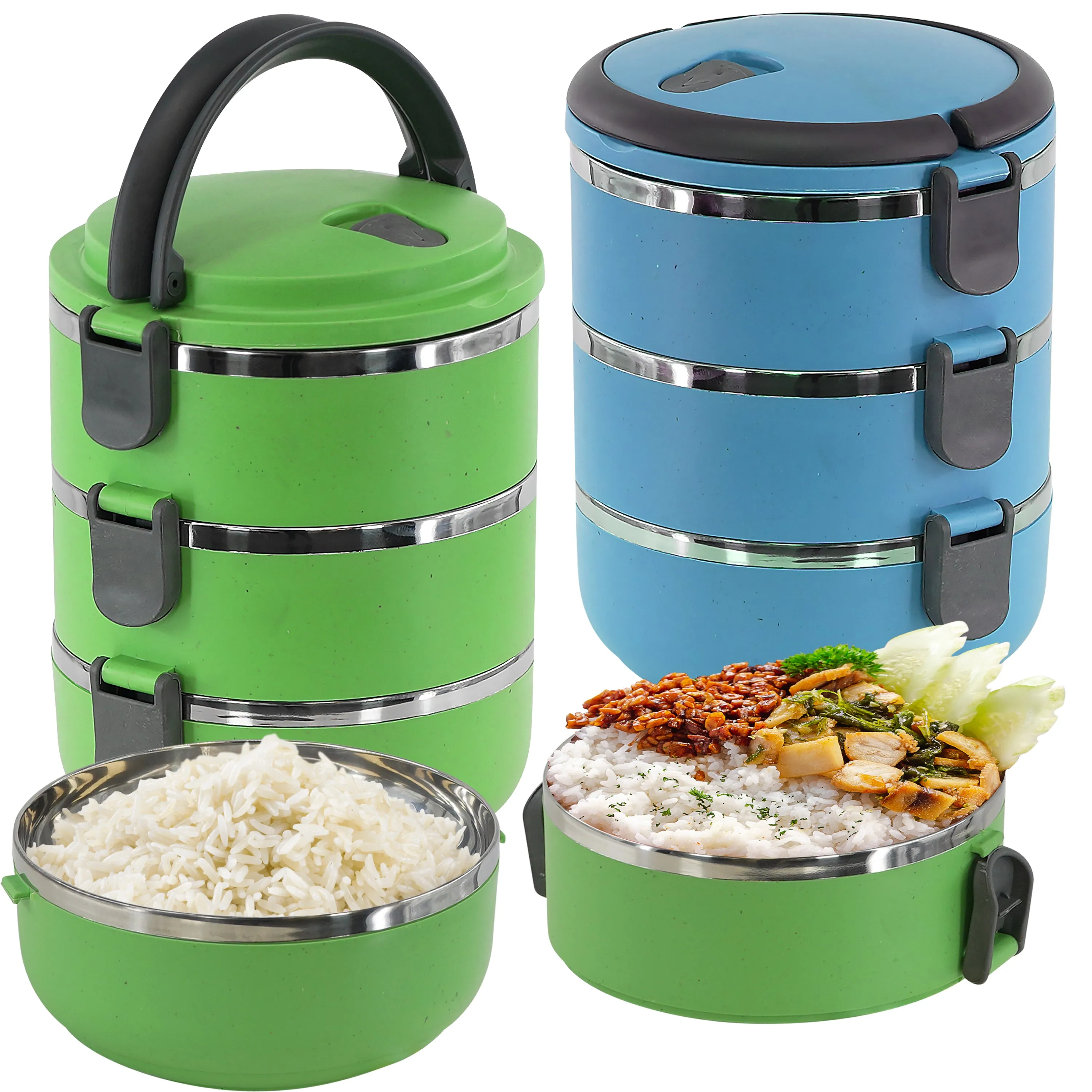 3 Layer Tier Lunch Box