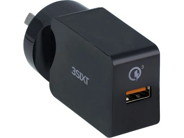 3sixT Wall Charger AU 3A - Black