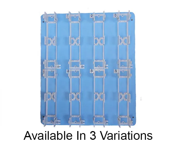 Wooden Block Backboard - Full, Half, & Quarter Sizes - Available in 7 Colors