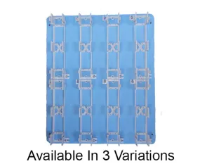 Wooden Block Backboard - Full, Half, & Quarter Sizes - Available in 7 Colors