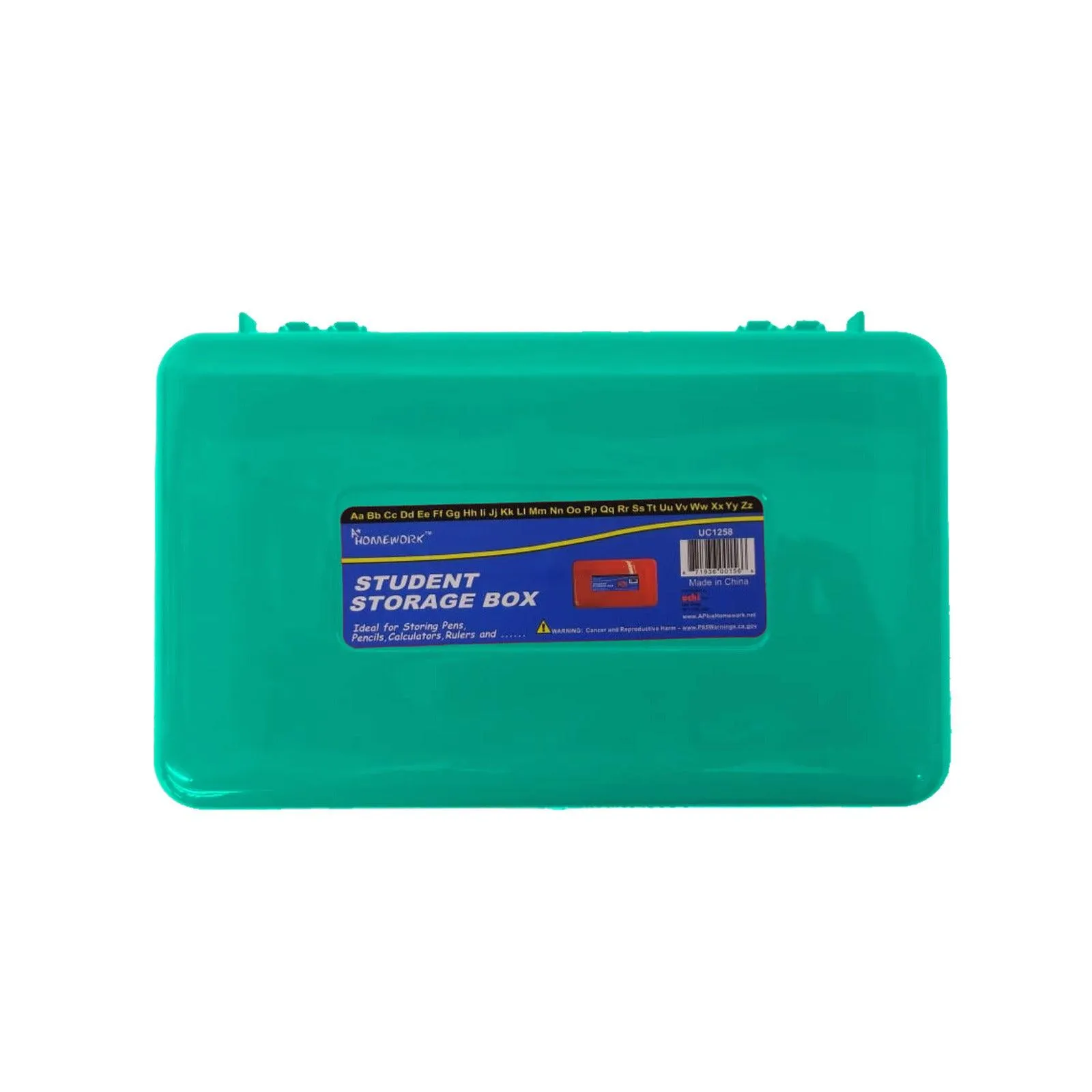 A  Homework Large Plastic Student Storage Box