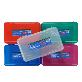 A  Homework Large Plastic Student Storage Box