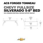 ACS FORGED TONNEAU - RAILS ONLY - Chevrolet