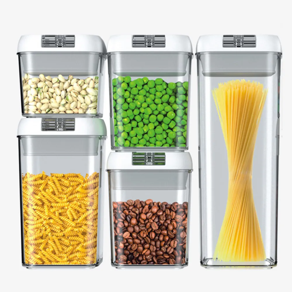 Airtight Food Storage Organizers - 5 Pieces