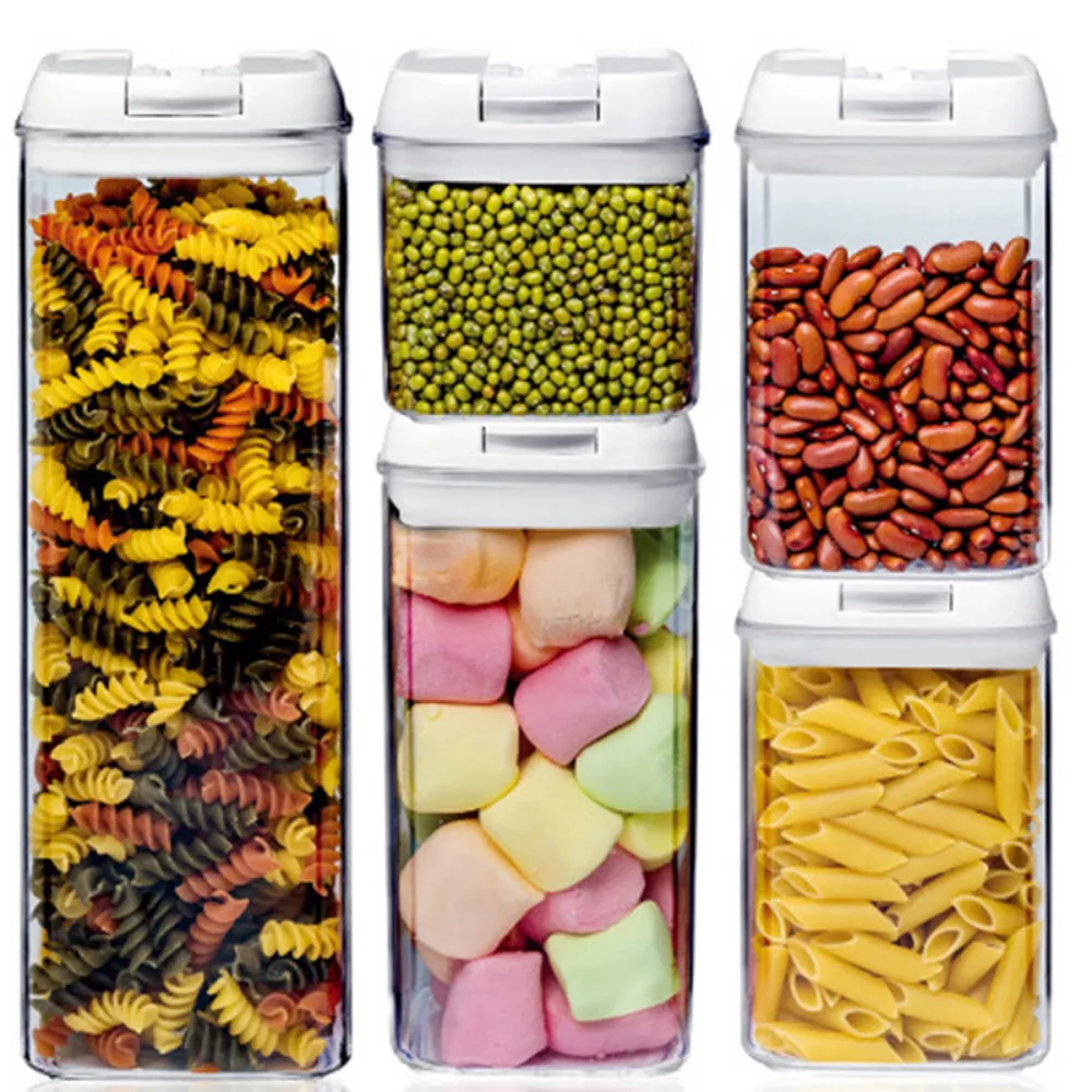 Airtight Food Storage Organizers - 5 Pieces