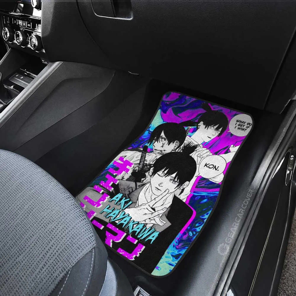 Aki Hayakawa Car Floor Mats Custom