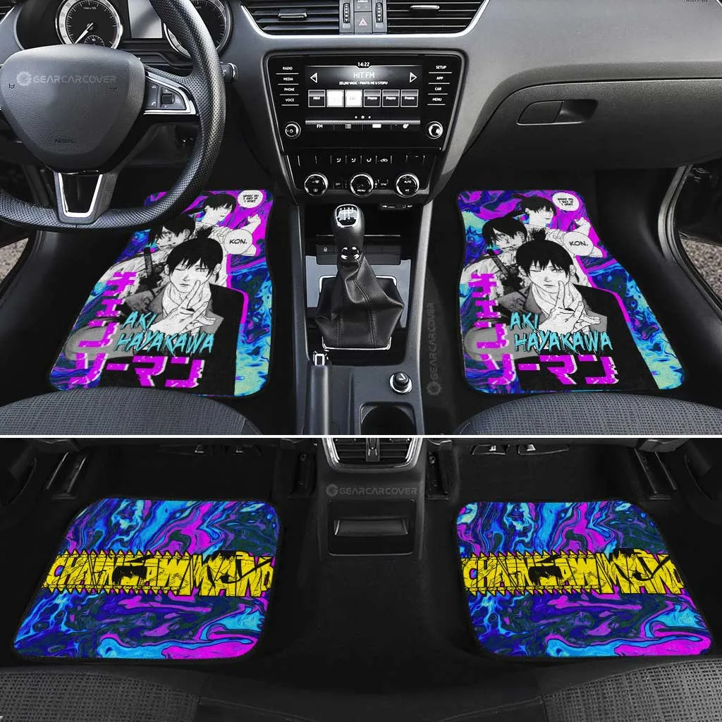 Aki Hayakawa Car Floor Mats Custom