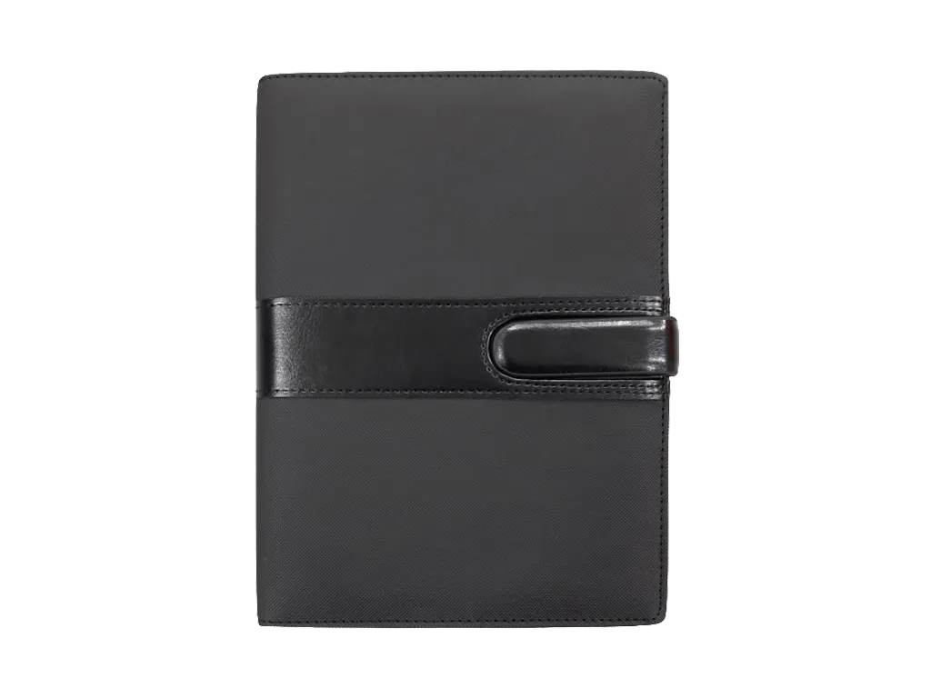 AMS-RM-S 10 - Black PU Leather Organizer