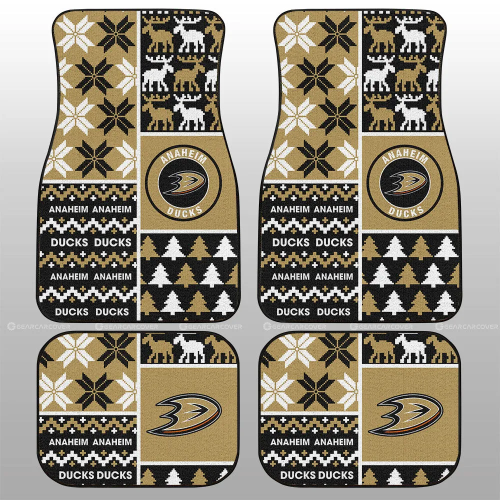 Anaheim Ducks Car Floor Mats Custom Ugly Style Car Accessories