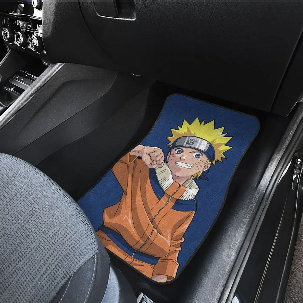 And Tanjiro Car Floor Mats Custom Anime Car Accessories