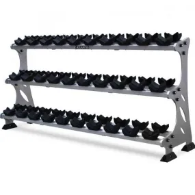 Atlantis Strength S-289 Precision Series Hex Dumbbell Rack (15 Pairs)