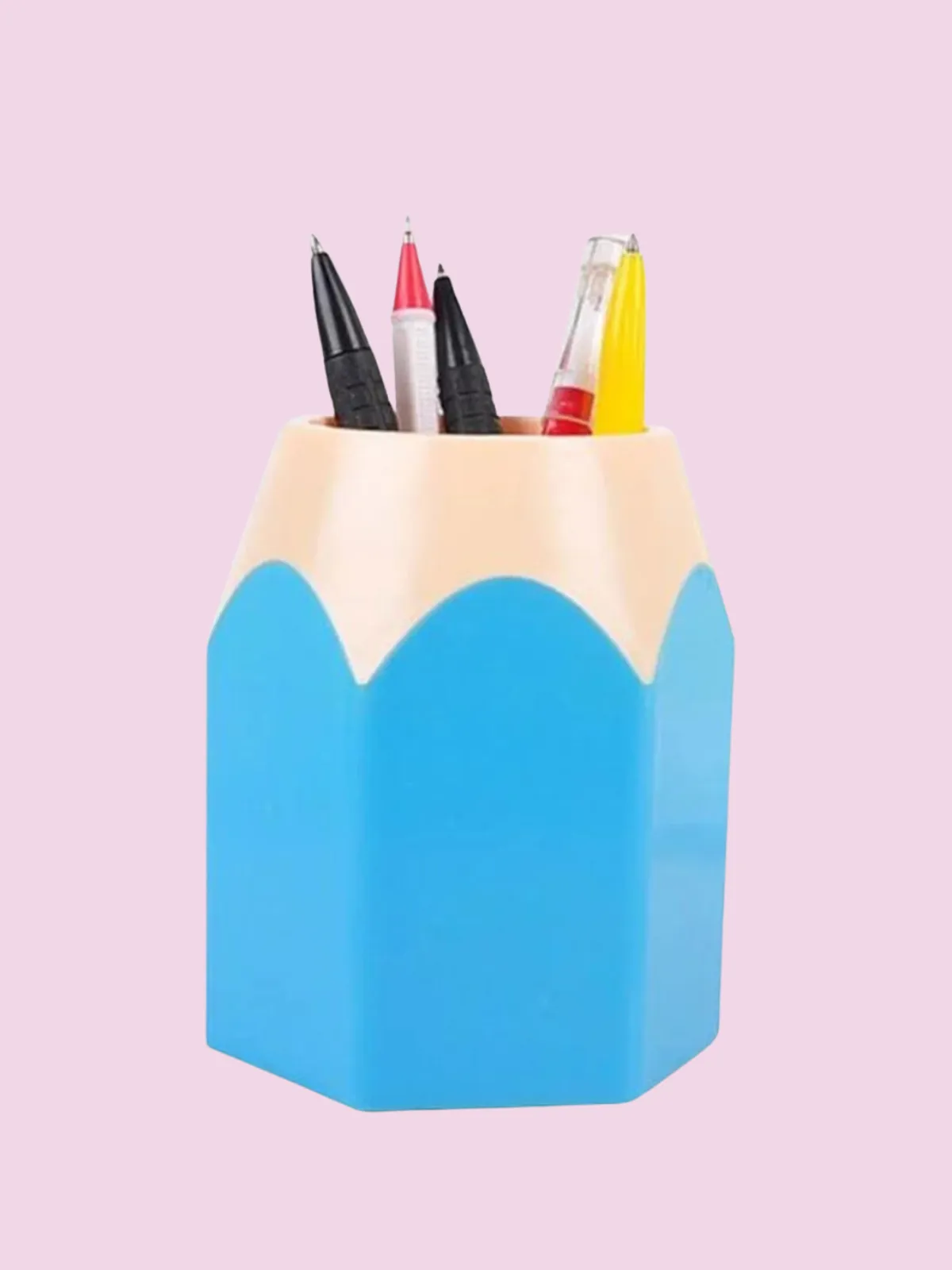 Back To School Colorful Pencil Shaped Pen Holders