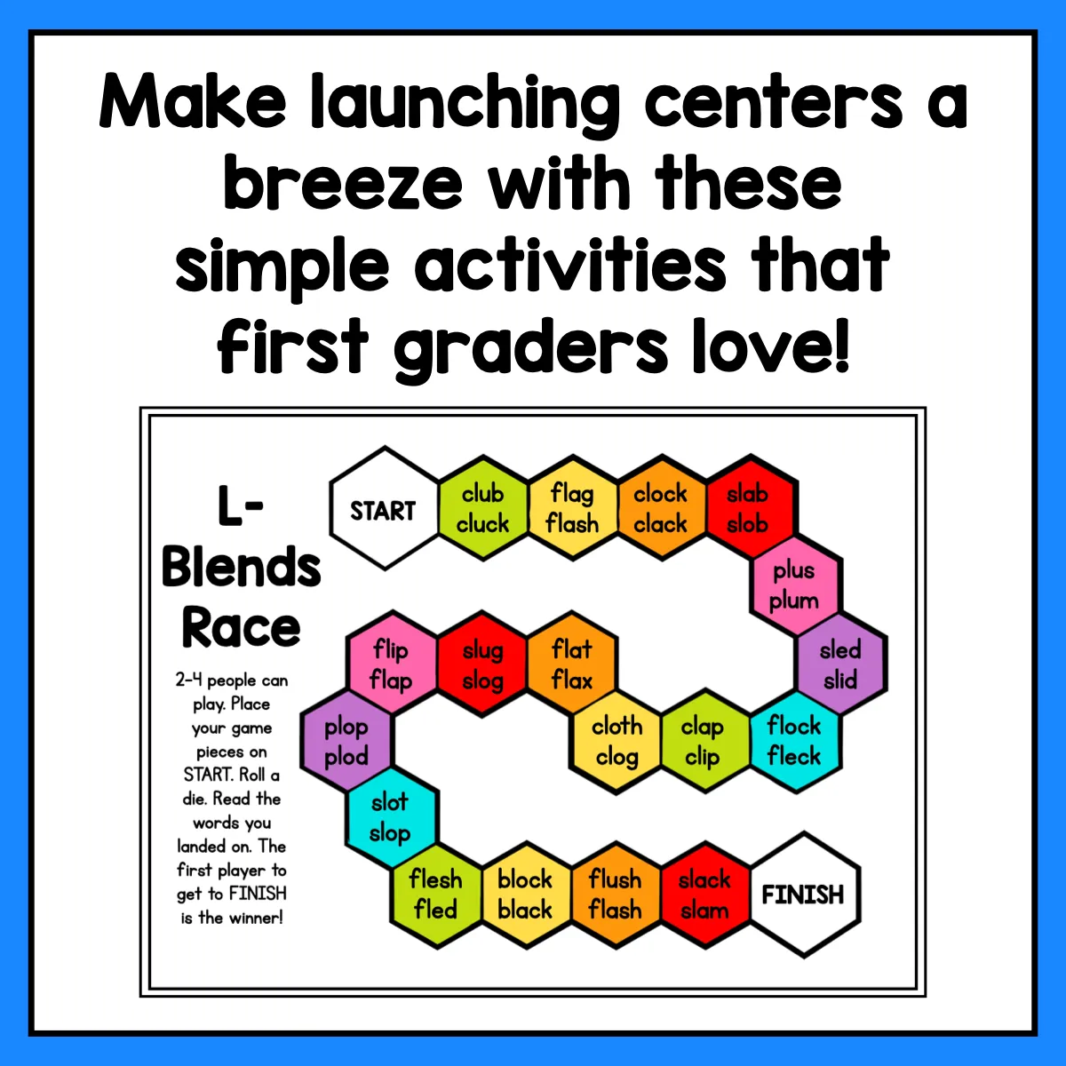 Back to School Literacy Centers for 1st Grade | Simple, No-Prep