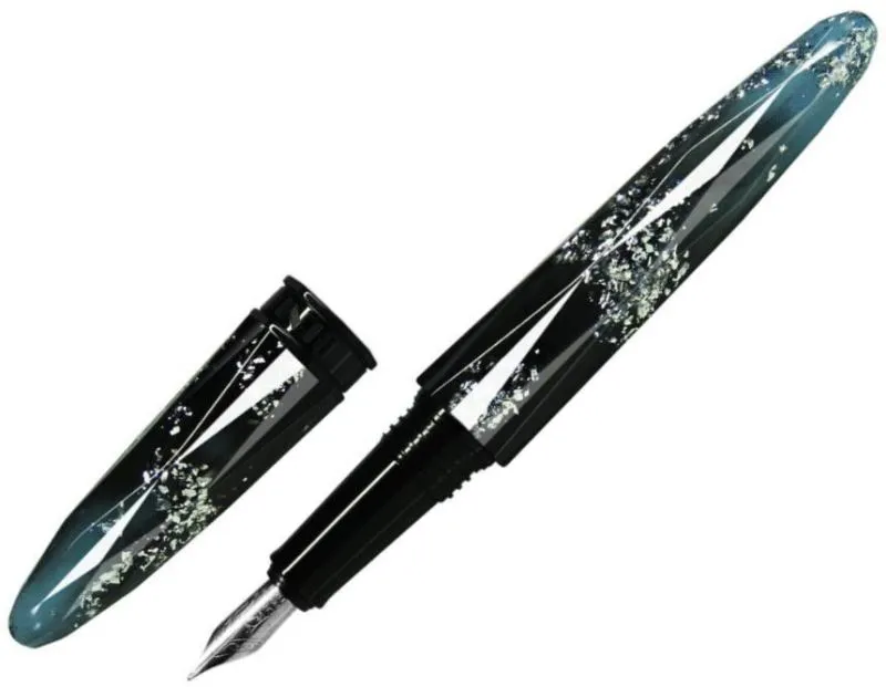 Benu Briolette Luminous Blue Fountain Pen