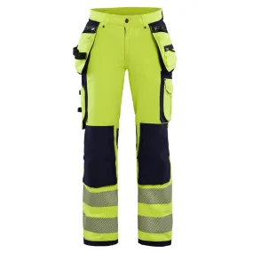 Blaklader 7197 Womens Hi-Vis 4-Way Stretch Holster Pocket Work Trouser