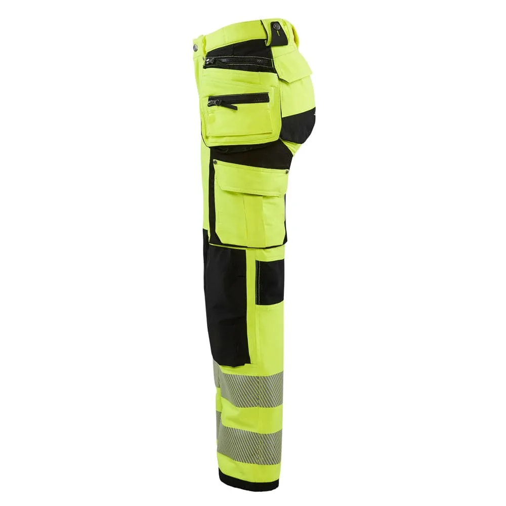 Blaklader 7197 Womens Hi-Vis 4-Way Stretch Holster Pocket Work Trouser