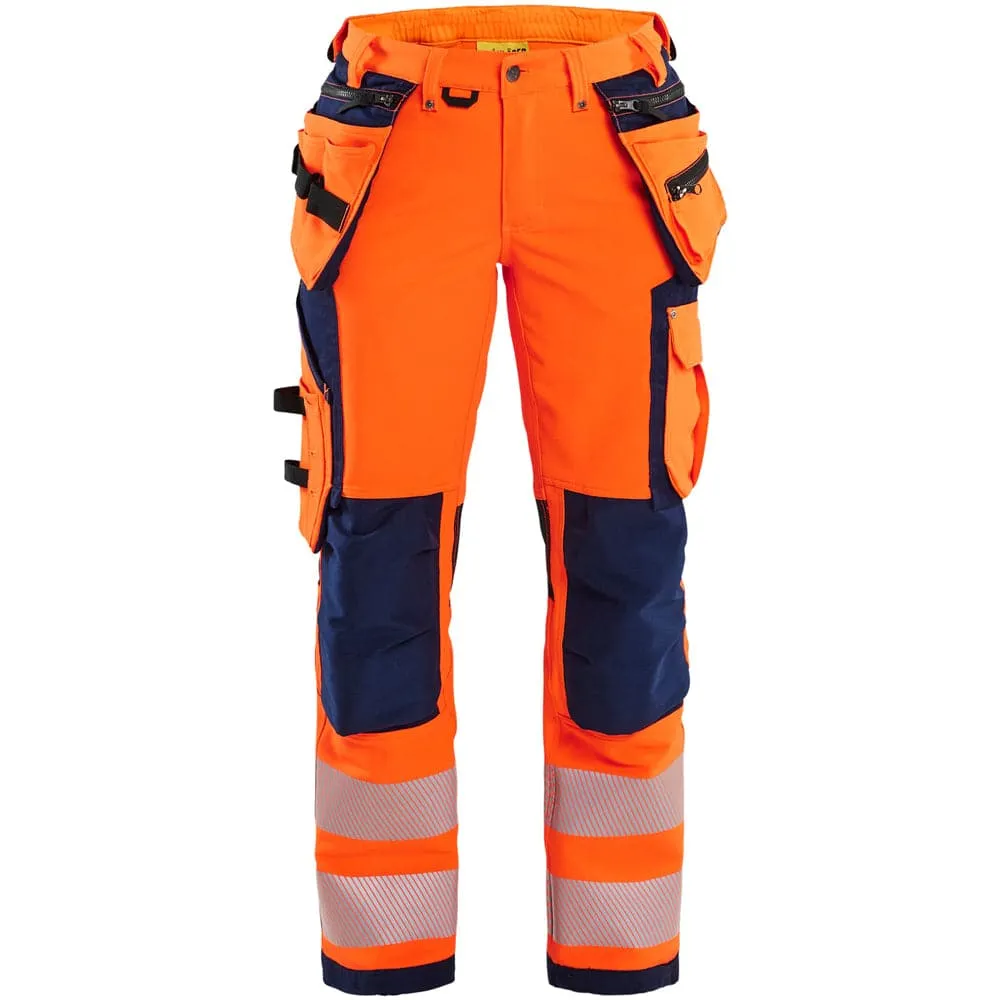 Blaklader 7197 Womens Hi-Vis 4-Way Stretch Holster Pocket Work Trouser