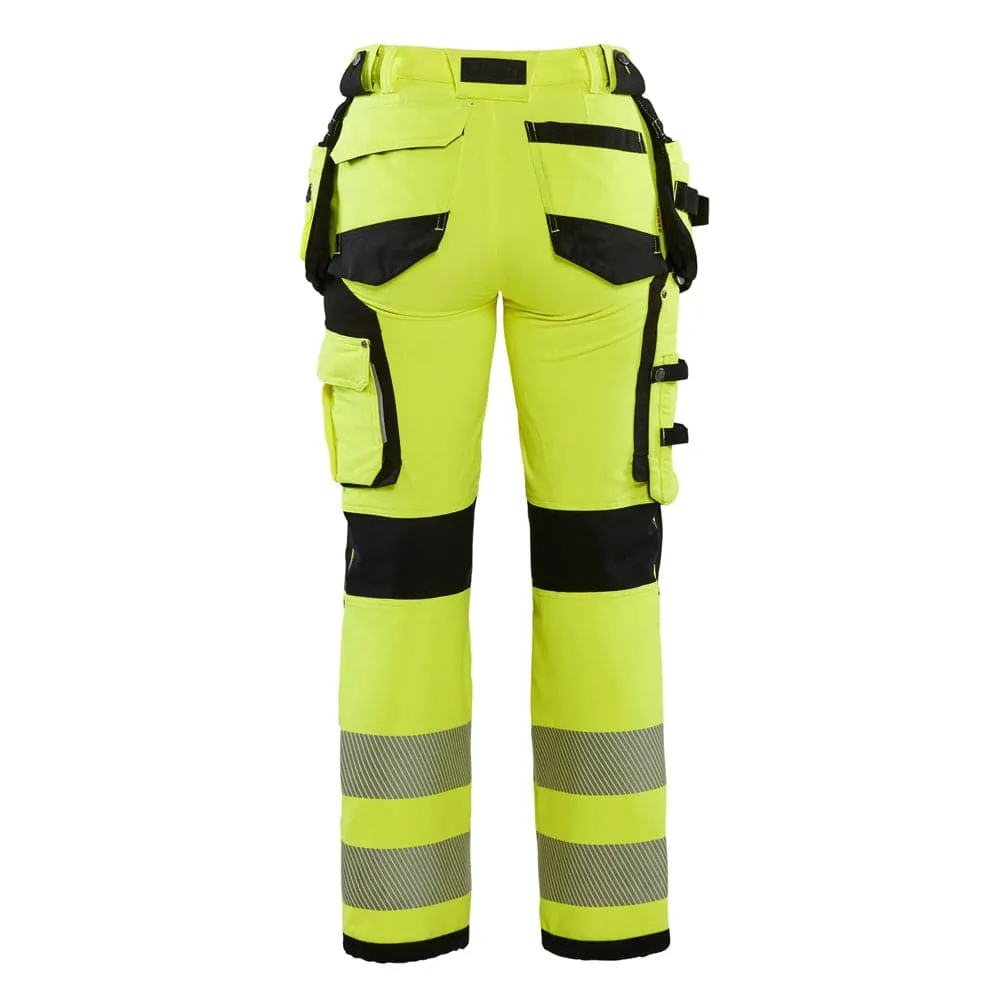 Blaklader 7197 Womens Hi-Vis 4-Way Stretch Holster Pocket Work Trouser