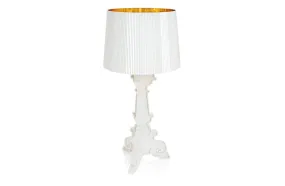 Bourgie Table Lamp - White/Gold