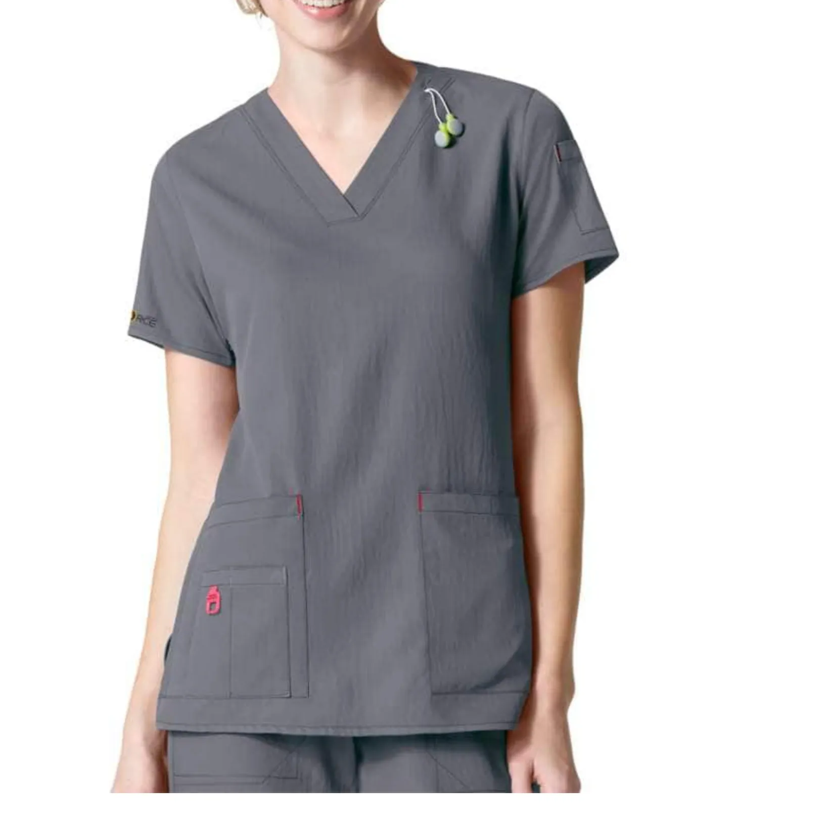 Carhartt Women's Cross-Flex V-Neck Media Scrub Top