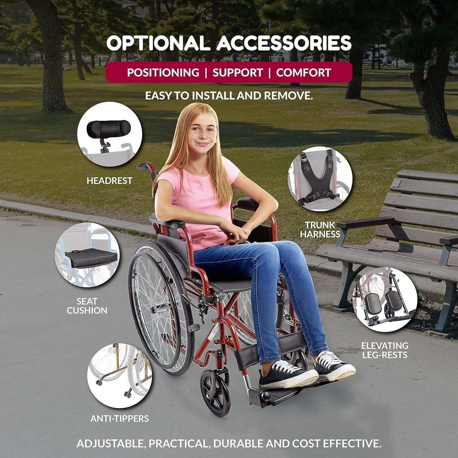 Circle Specialty Ziggo Lightweight Kids Wheelchair