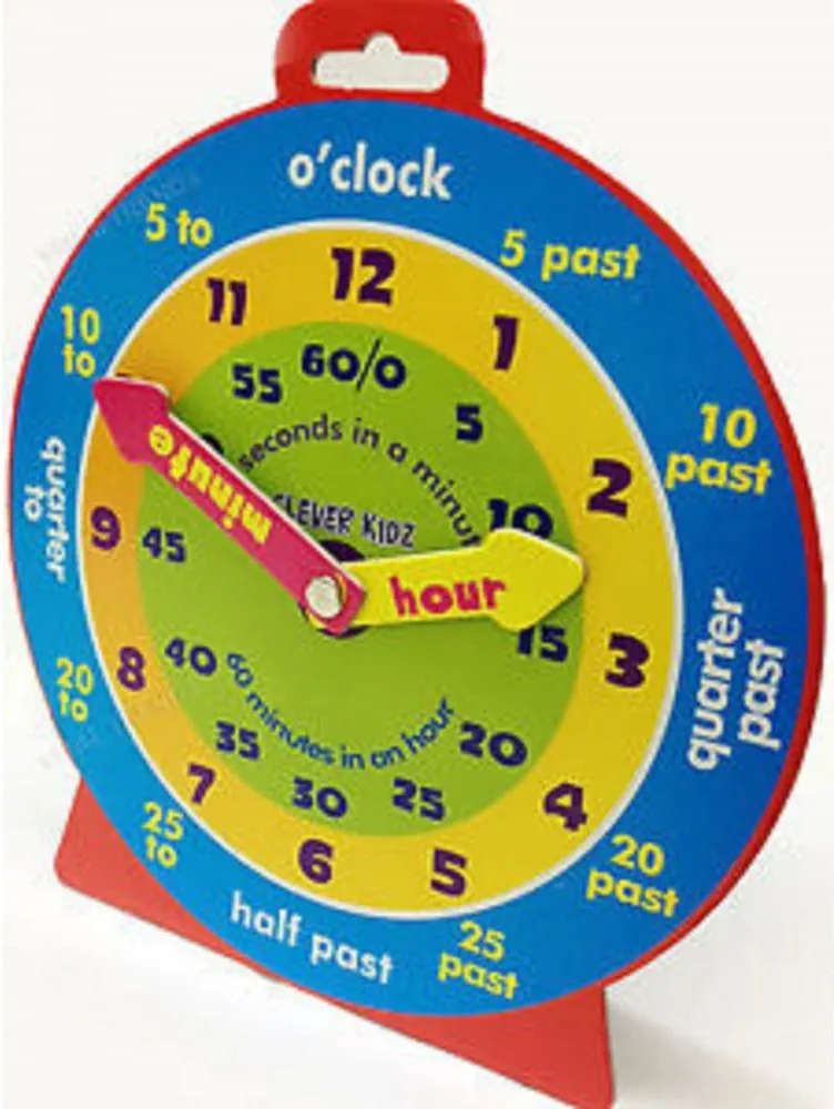 Clever Kidz Magnetic Clever Clock