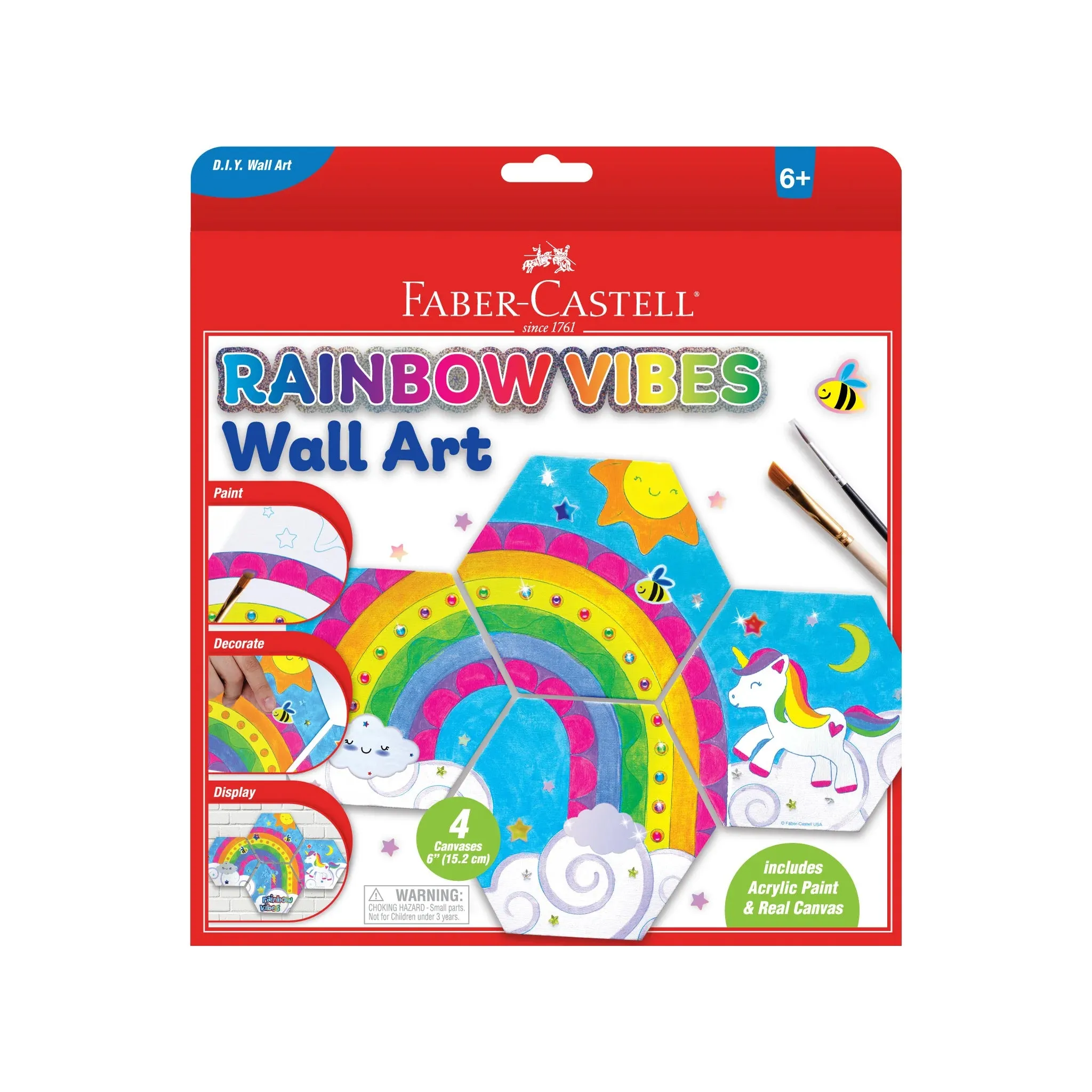 Creativity for Kids CK14360 Rainbow Vibes Wall Art