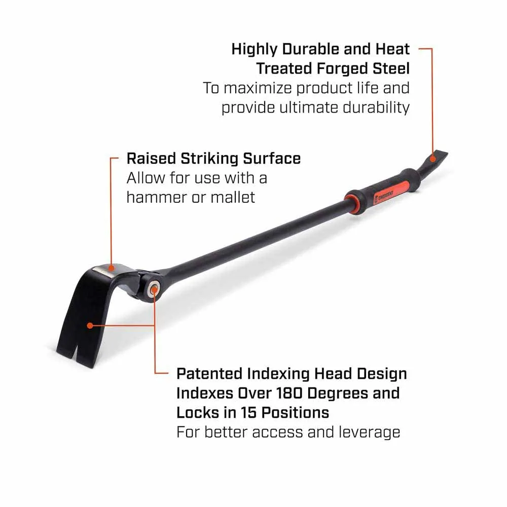 Crescent DB18X-06 18" Indexing Flat Pry Bar