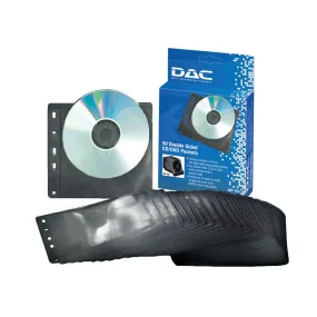 DAC® MP-150 Double-Sided CD Pockets, Pack of 50