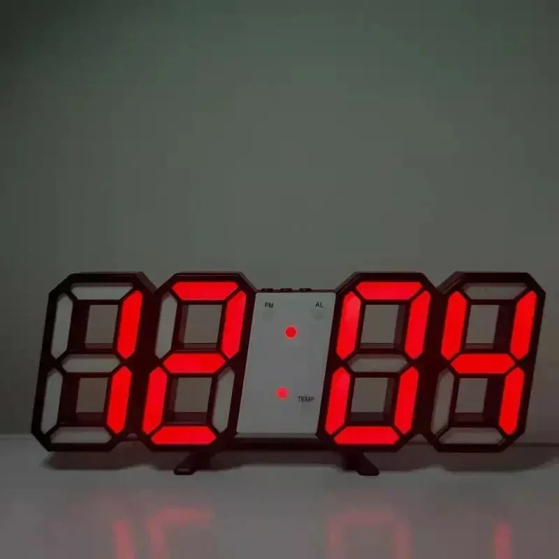 Digital Desk Daily Aesthetic LED Light Alarm Clock