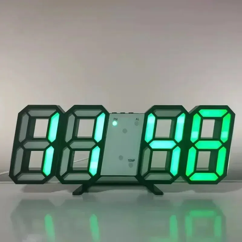 Digital Desk Daily Aesthetic LED Light Alarm Clock