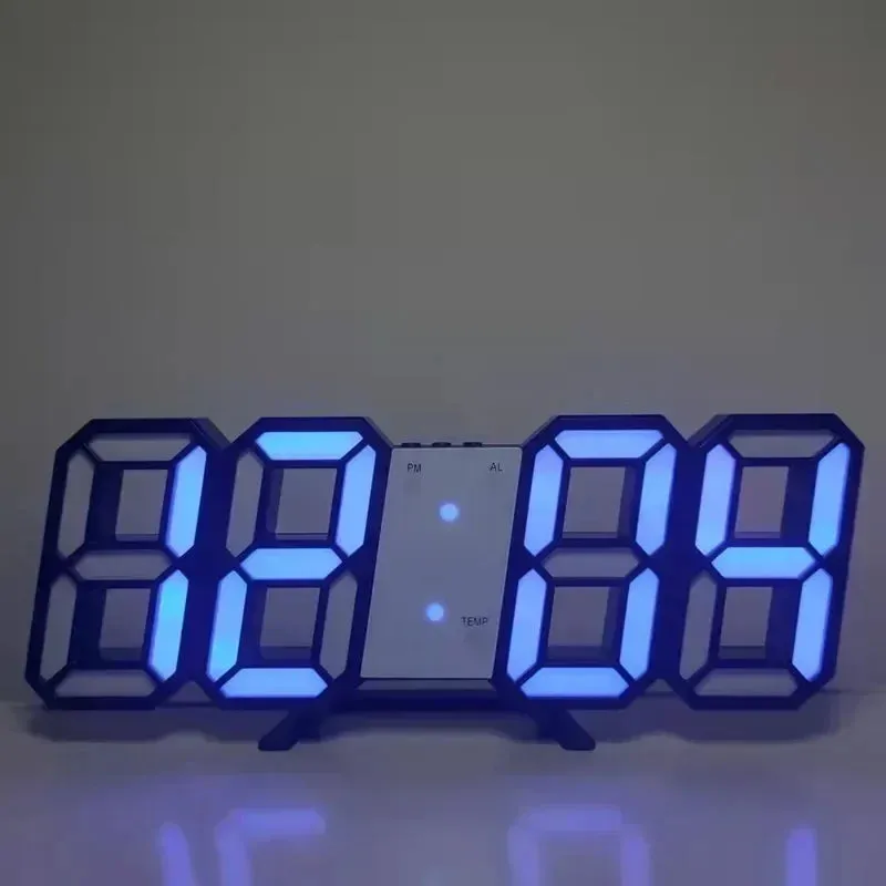 Digital Desk Daily Aesthetic LED Light Alarm Clock