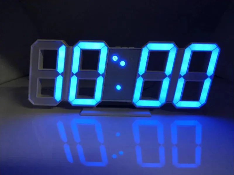 Digital Desk Daily Aesthetic LED Light Alarm Clock