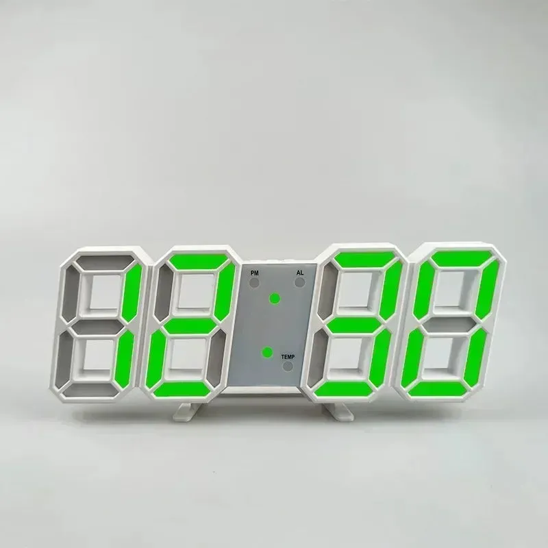 Digital Desk Daily Aesthetic LED Light Alarm Clock