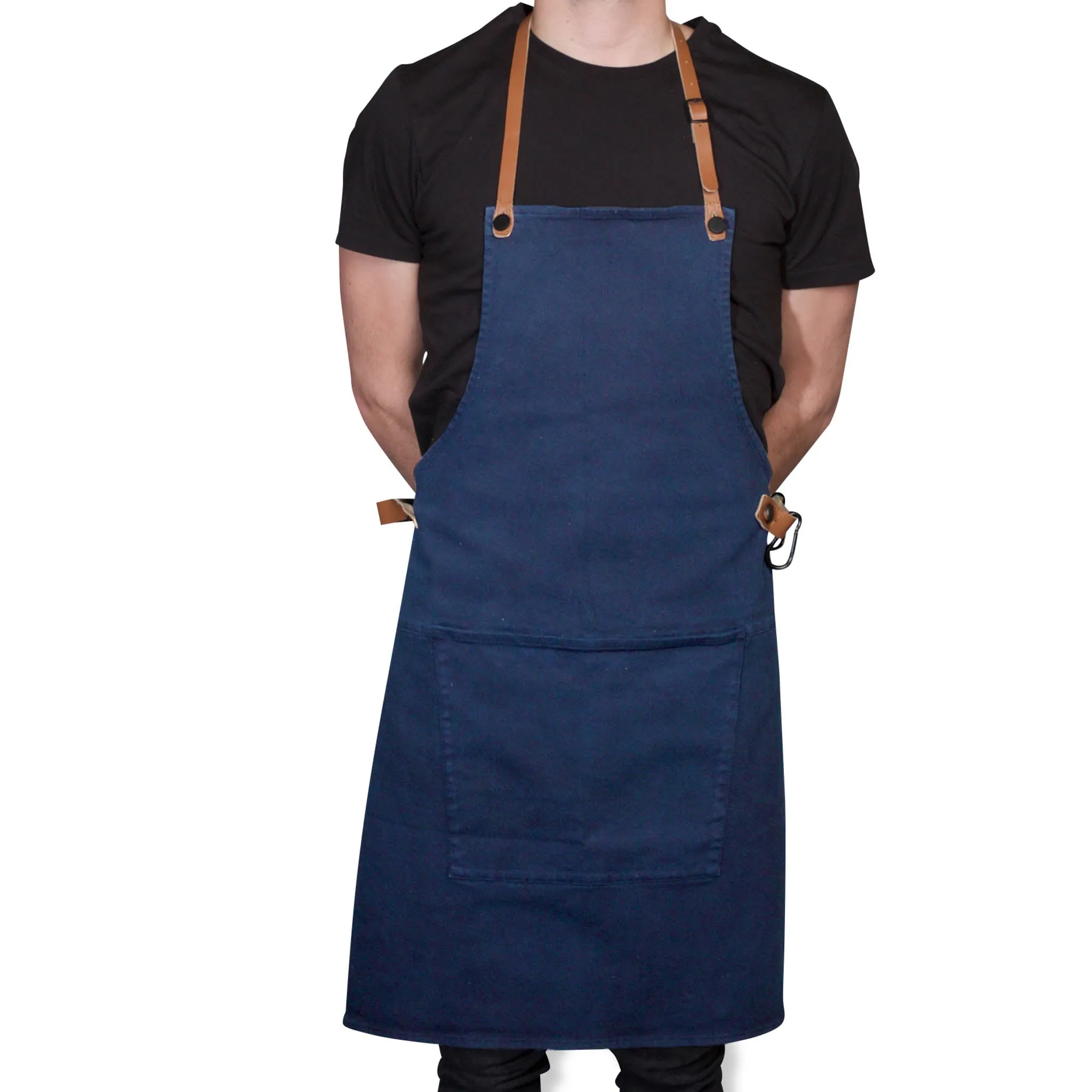 Dutchdeluxes Canvas BBQ Apron in Dark Blue