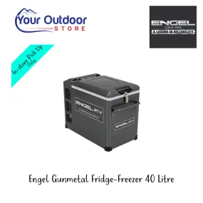 Engel Gunmetal Fridge-Freezer 40 Litre