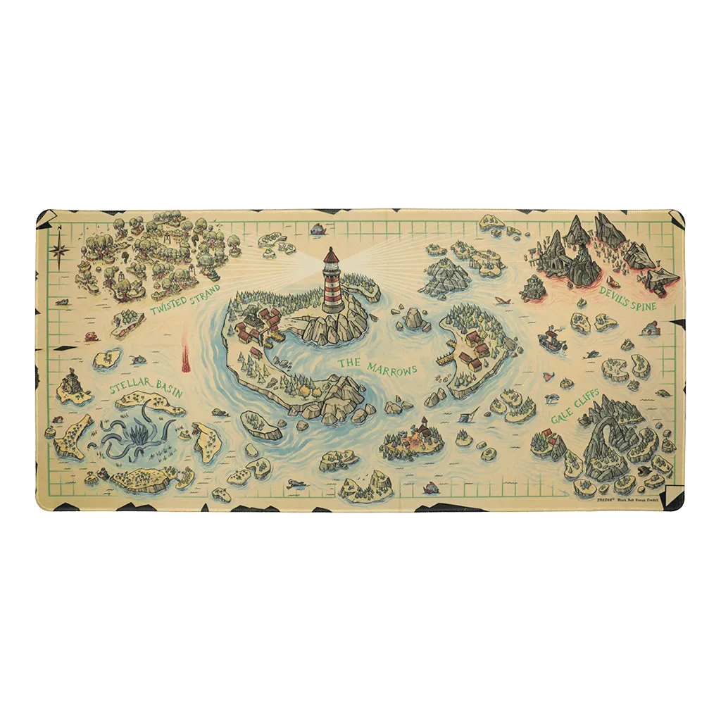 Fisherman's Map Desk Mat