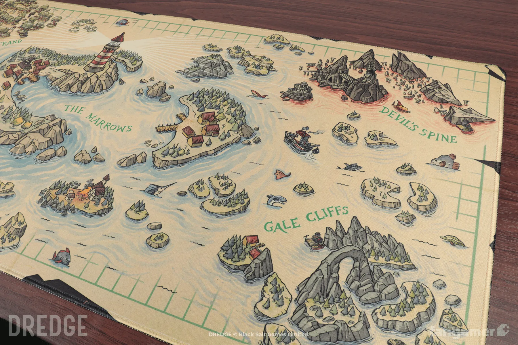 Fisherman's Map Desk Mat