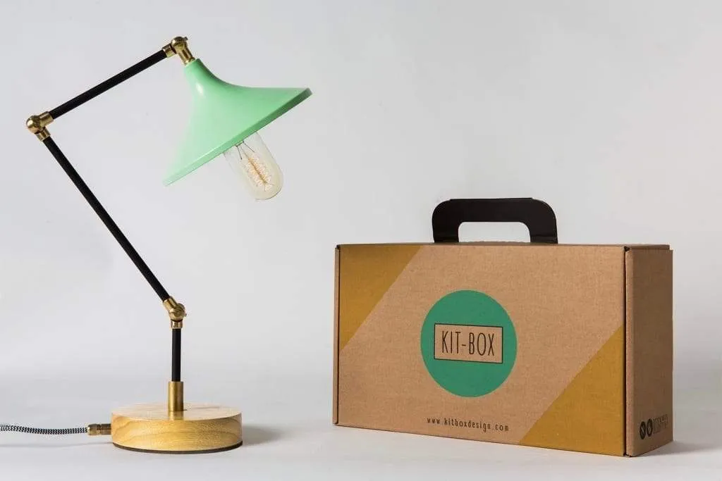 Gramophone - Industrial Mint Desk Lamp