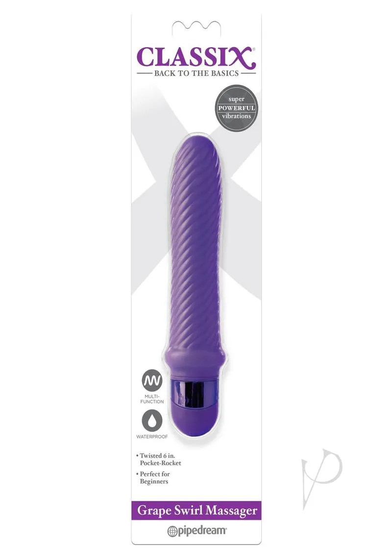 Grape Swirl Massager