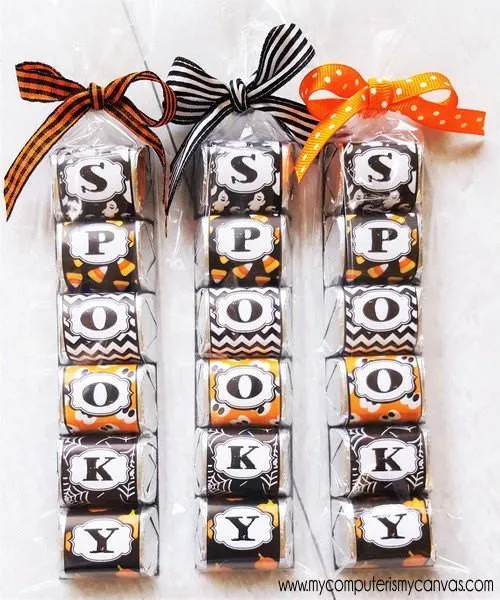 Halloween Nugget Wrappers {SPOOKY} PRINTABLE