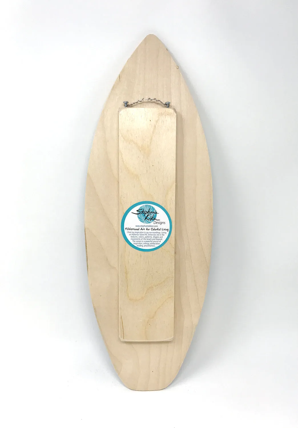 Hatteras Waves Surfboard Wall Art