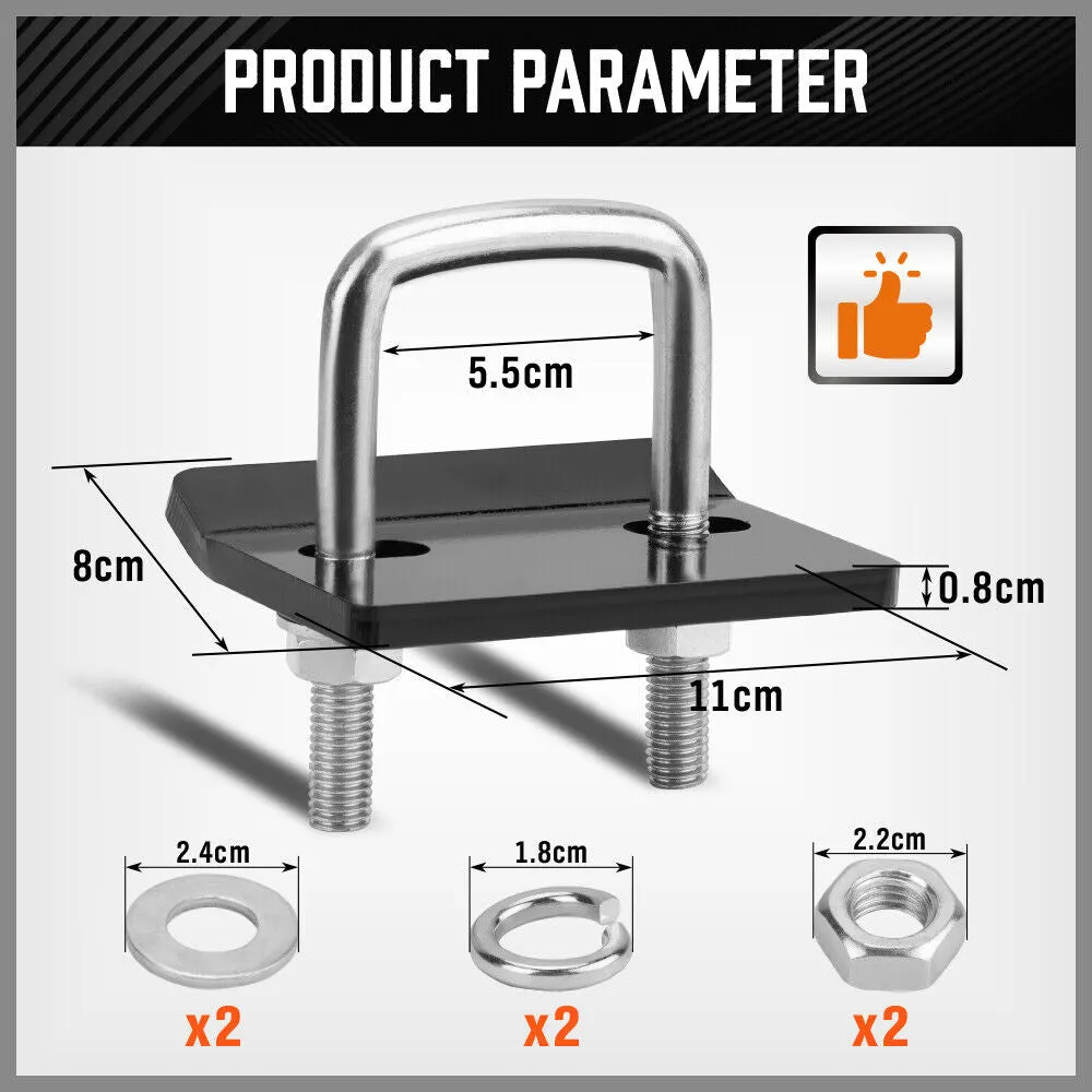 Heavy-Duty Anti-Rattle Hitch Tightener for Trailers