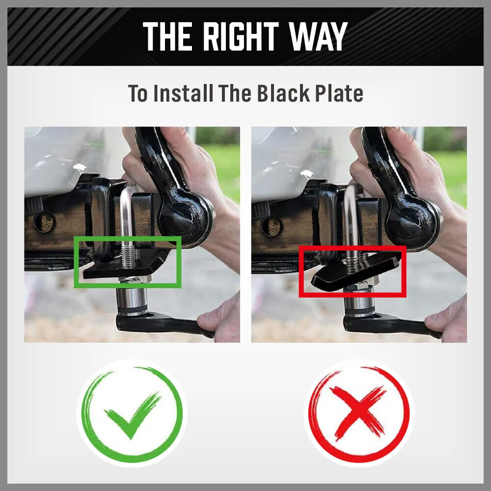 Heavy-Duty Anti-Rattle Hitch Tightener for Trailers